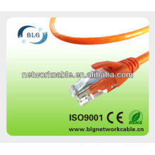 Orange utp rj45 cable de puente a alta velocidad